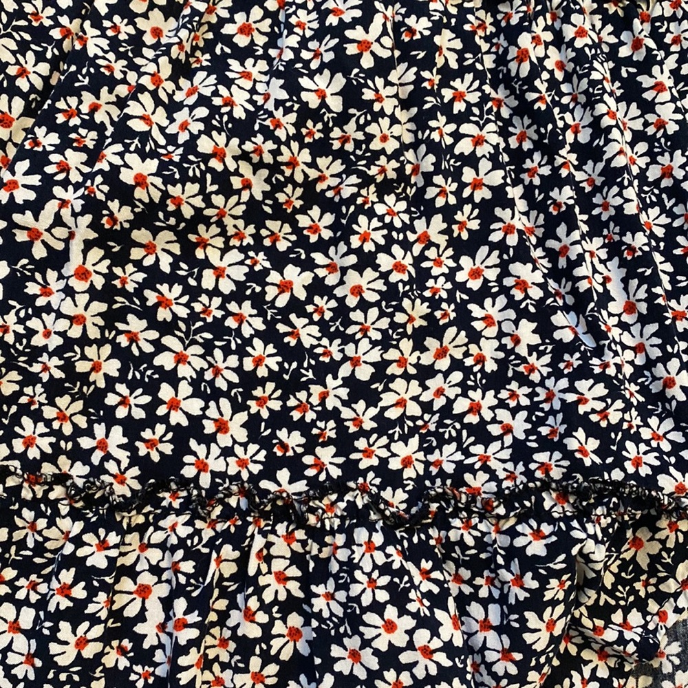 Tiered Floral Tie Strap Dress Shein Small - Picture 2 of 6